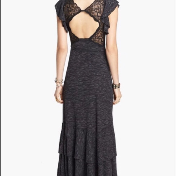 Free People Absolute Attraction grey maxi dress - Picture 3 of 5